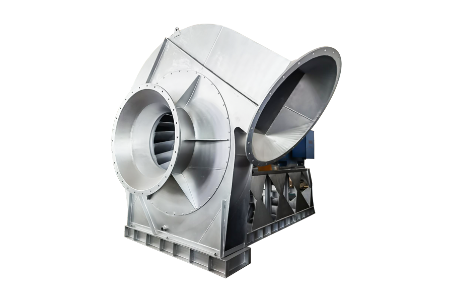 Indústria de proteção ambiental - sistema de tratamento de forno rotativo de resíduos sólidos e líquidos Ventilador de tiragem induzida