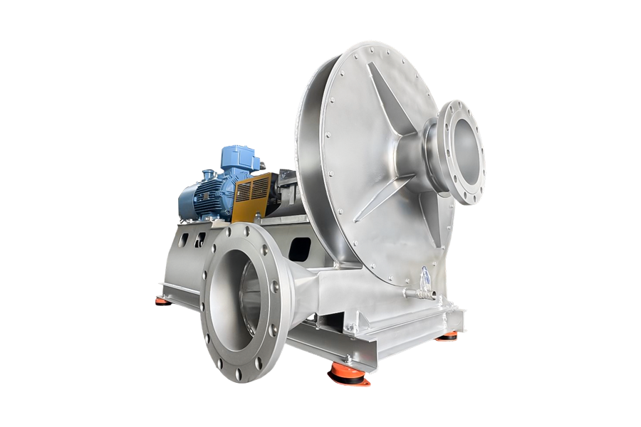 Ventilador de transporte de pó para indústria alimentícia