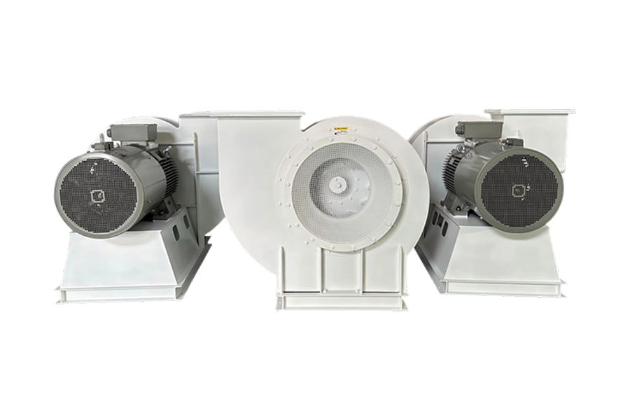 Indústria de proteção ambiental - sistema de tratamento de forno rotativo de resíduos sólidos e líquidos Ventilador terciário